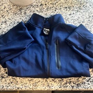Blue Zip-Up Jacket